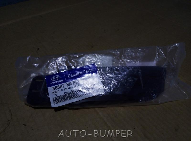 Hyundai Equus 2013-2015 Кронштейн крепления панели переднего бампера левый 86587-3N700, 865873N700 