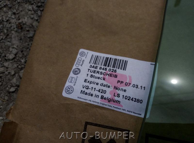 VW Passat [B7] 2011-2015 Стекло двери задней левой 3AE845025