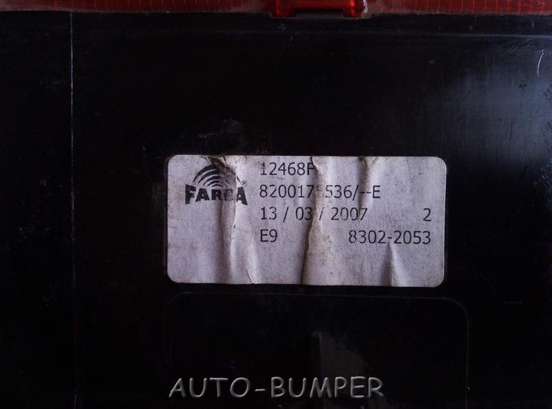 Renault Megane II 2002- Фонарь задний (стоп сигнал)  8200175536