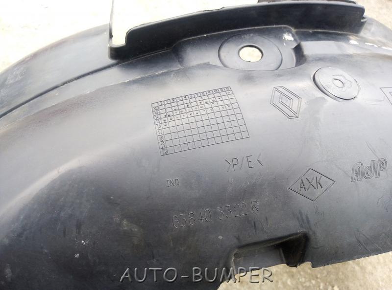 Renault Logan 2 2014- Подкрылок передний правый 638403322R