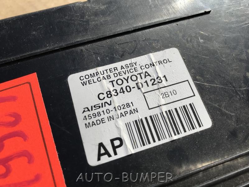 Toyota Isis Блок электронный с проводкой и реле C8340-D1231, 459810-10281, 45981010281, 156700-114