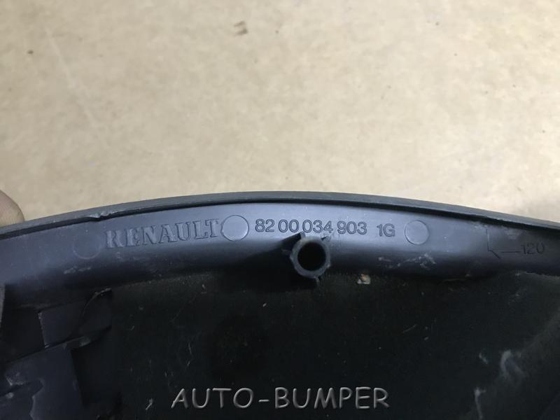 Renault Megane II 2002- Крышка зеркала внутренняя левая 8200034903, 82000349031G