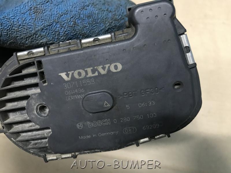 Volvo XC90 2003- Заслонка дроссельная (НЕИСПРАВНАЯ)  30711553, 0280750103, 30711554