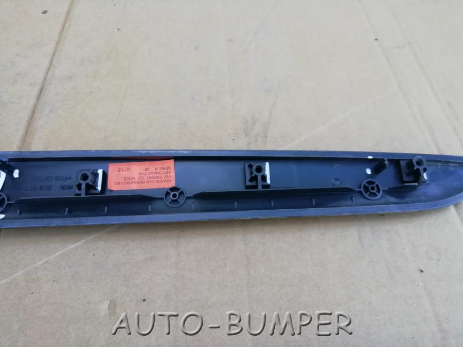VW Passat CC 2008- Накладка обшивки двери передняя левая 3C8867409L 3C8867409 3C8867409L46X