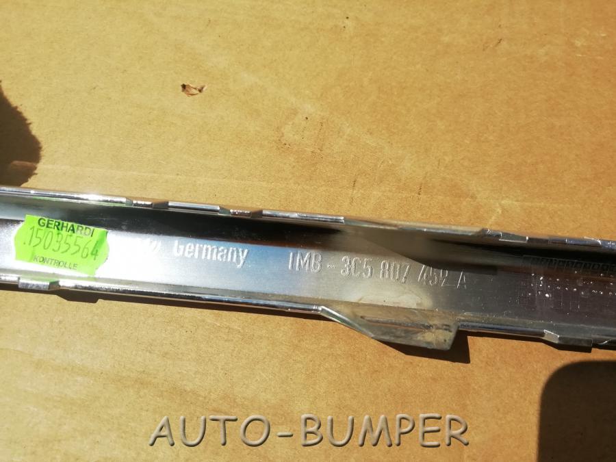 VW Passat B6 2005- Молдинг заднего бампера левый 3C5807459A