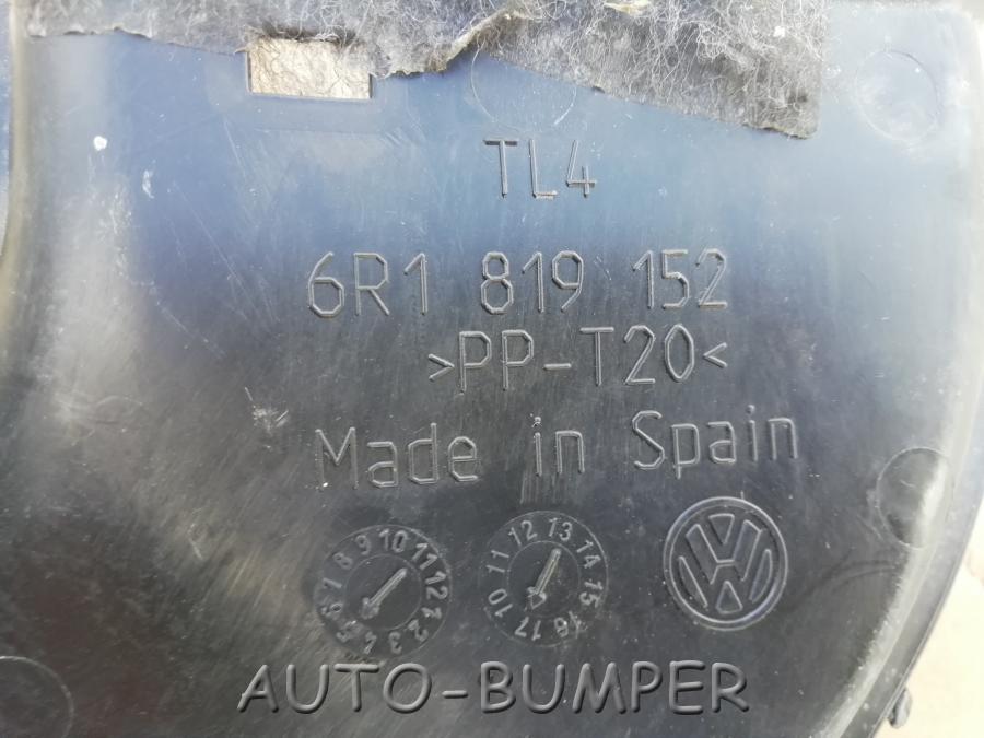 VW Polo SED RUS 2011- Воздуховод Отопителя 6R1819152