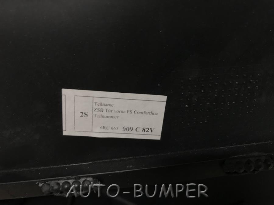 VW Polo SED RUS 2011- Обшивка передней левой двери  6RU867909C 6RU867909C82V
