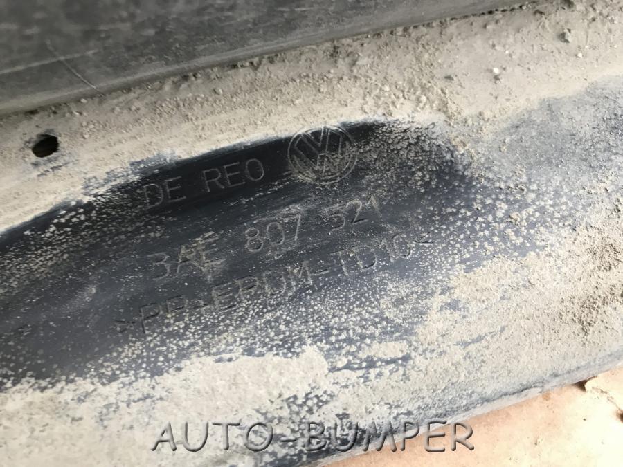 VW Passat B7 2011- Спойлер бампера заднего 3AE807521 9B9