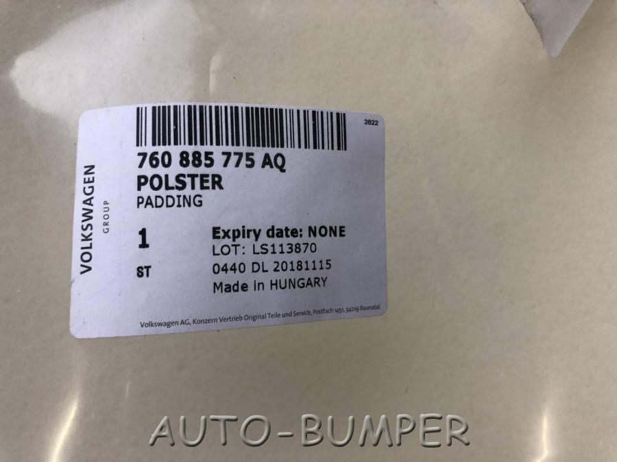 VW Touareg 3 2018- Набивка спинки задняя левое 760885775AQ