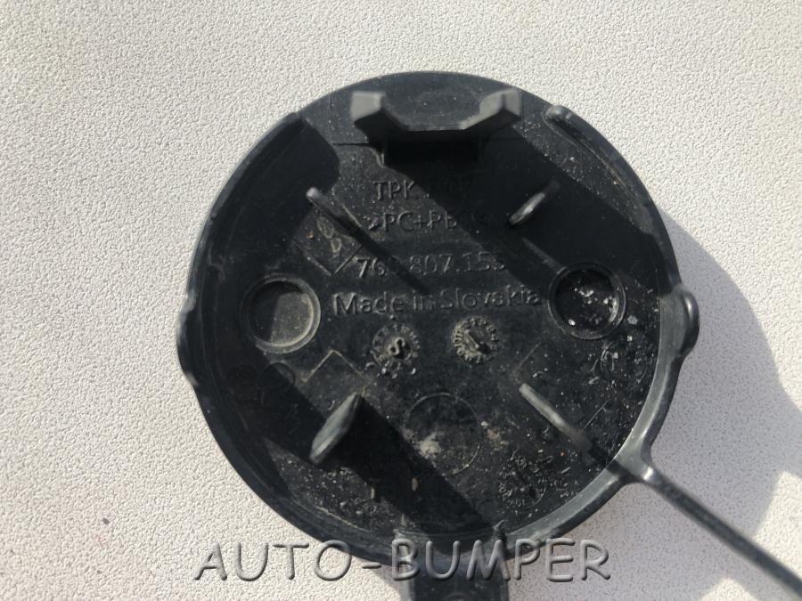 Volkswagen Touareg 3 (18-н. в) Заглушка переднего бампера левая 760807155