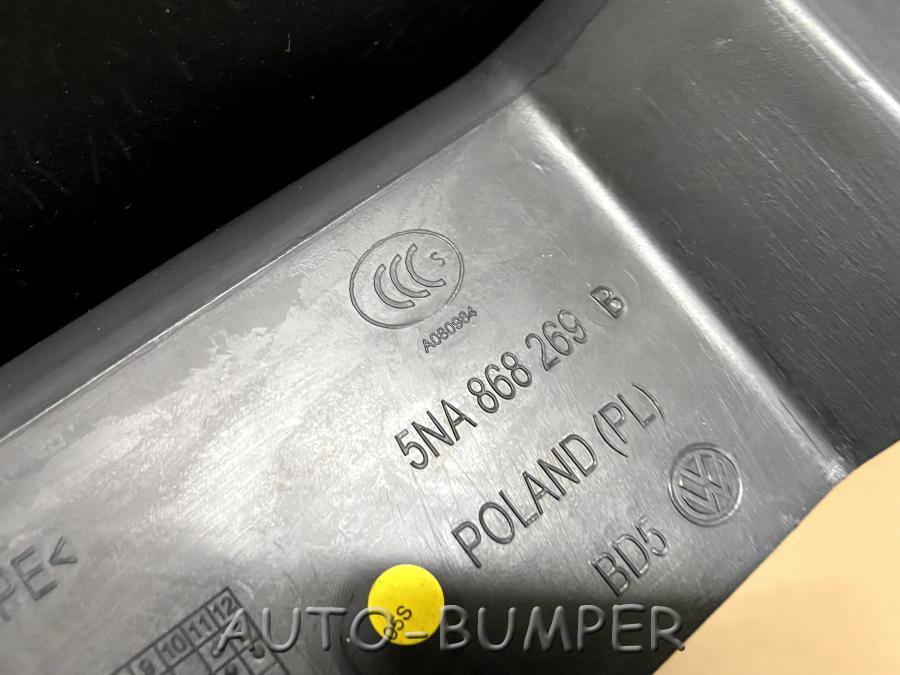 Volkswagen Tiguan2016- Накладка порога задняя левая, внутренняя  5NA868269B