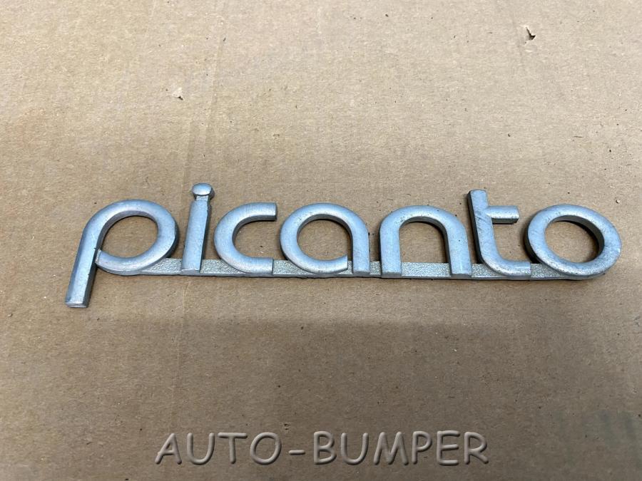 Надпись Picanto крышки багажника 