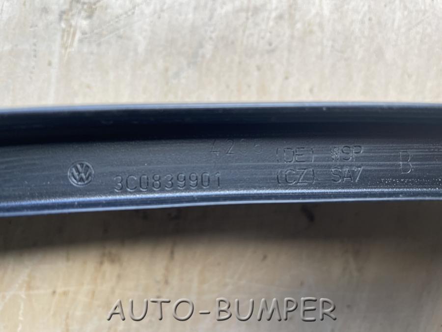 Volkswagen Passat B6 2006- Накладка двери задней левой 3C0839901 3C0839901B03C