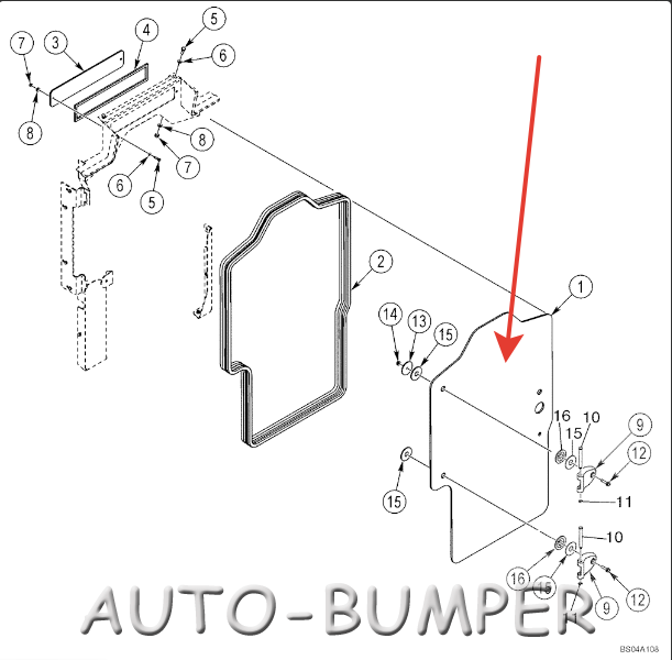 Case 40XT/60XT/70XT Стекло двери кабины 428891A1