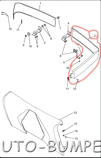 Case New Holland T8010 Накладка кабины 84291014