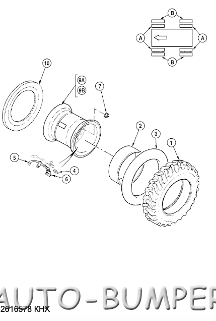WX170 Резинотканевое кольцо колеса G2616578