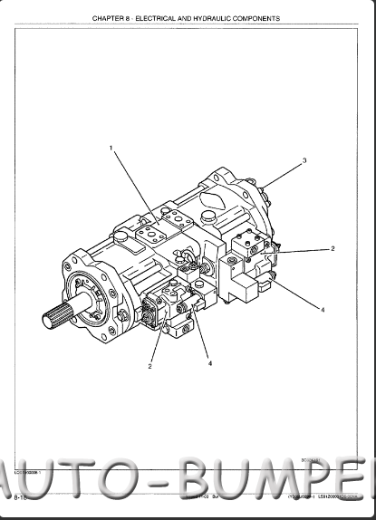Kobelco SK480LC Гидравлический насос LS10V00003F2, 2902440-1853D