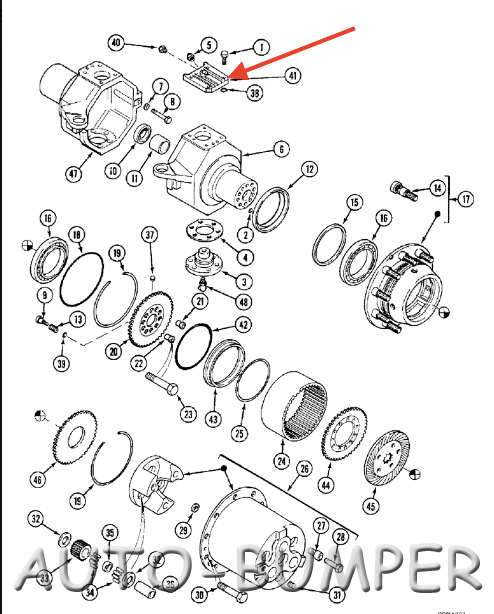Case New Holland Шкворень верхний B650211 125780