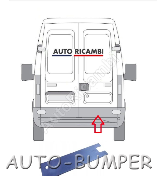 Iveco Daily 2000- Накладка двери задняя правая 500327114