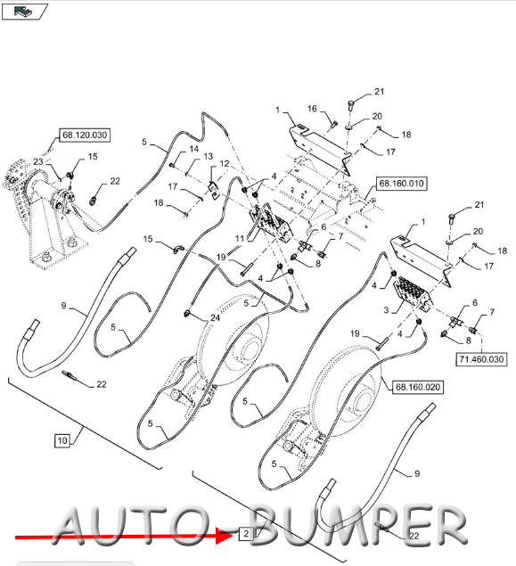 CNH Bigbaler 230P (12/14-) Гидрораспределитель 84341263
