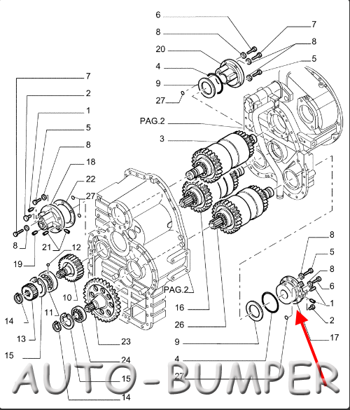 CNH LW230.B Муфта соединительная 76079708