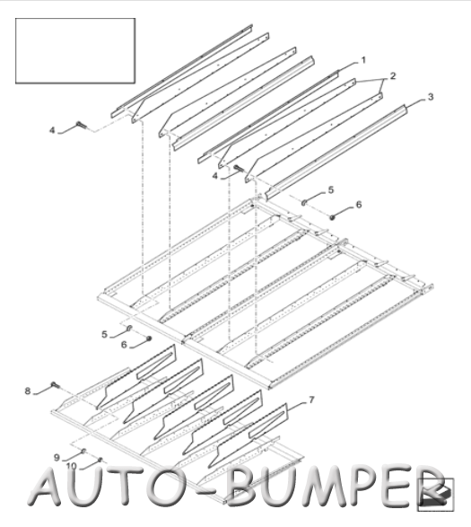 Case CX8070 Разделитель склона 84050420