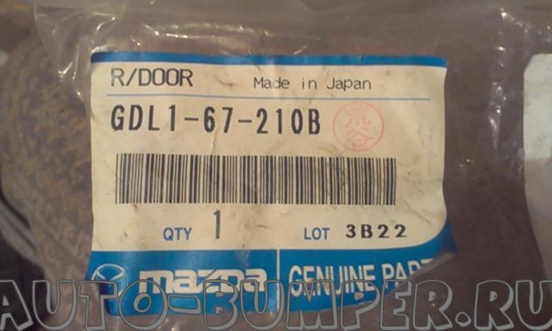 Mazda 6 Универсал 2009- Электропроводка двери левой GDL167210B