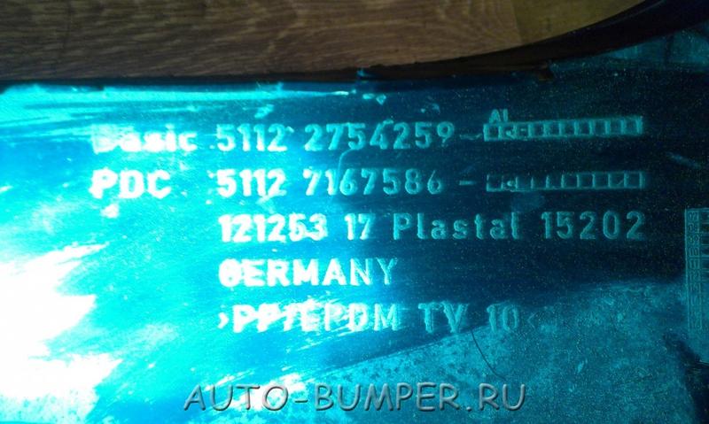 MINI Clubman R55 Накладка заднего бампера нижняя  51122754259