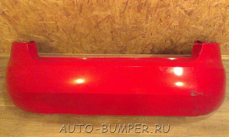 Skoda Fabia 2007- Бампер задний  5J6807421