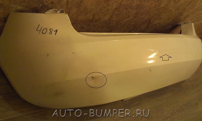 Skoda Fabia 2007- Бампер задний  5J6807421