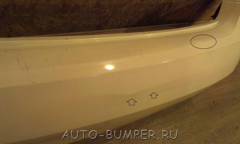 Skoda Fabia 2007- Бампер задний  5J6807421