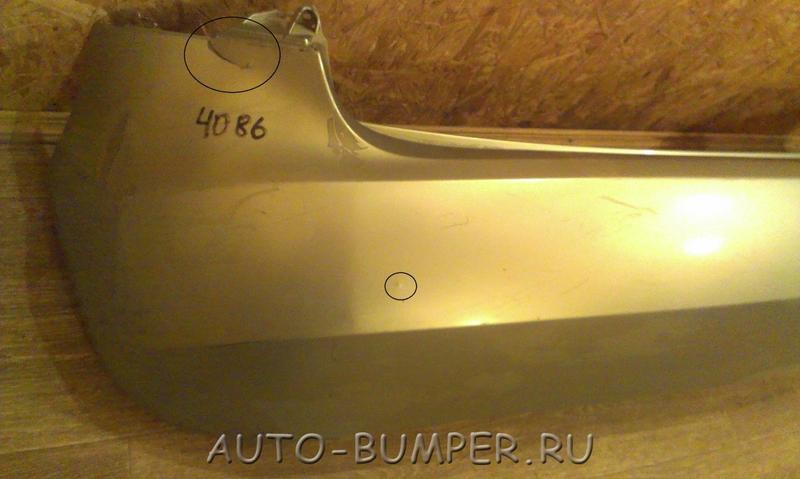 Skoda Fabia 2007- Бампер задний  5J6807421