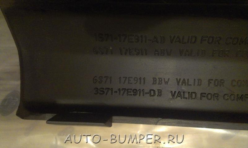 Ford Mondeo 2001- Молдинг заднего бампера центральный 1434020 6S7117E911AB