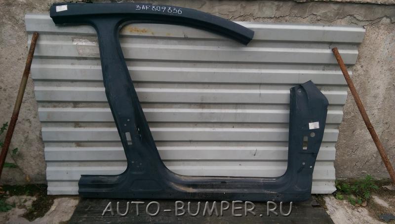 Volkswagen Passat B7 2011- Порог стойка правая  3AF809836, 3AF809606