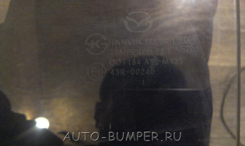 Mazda 3 хэтчбэк 2009- стекло задней левой двери BBN773511A