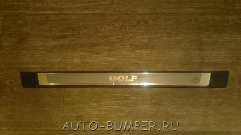 Volkswagen Golf 7 2012- Декоративная накладка порога комплект 5G0071303A