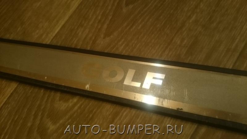 Volkswagen Golf 7 2012- Декоративная накладка порога комплект 5G0071303A