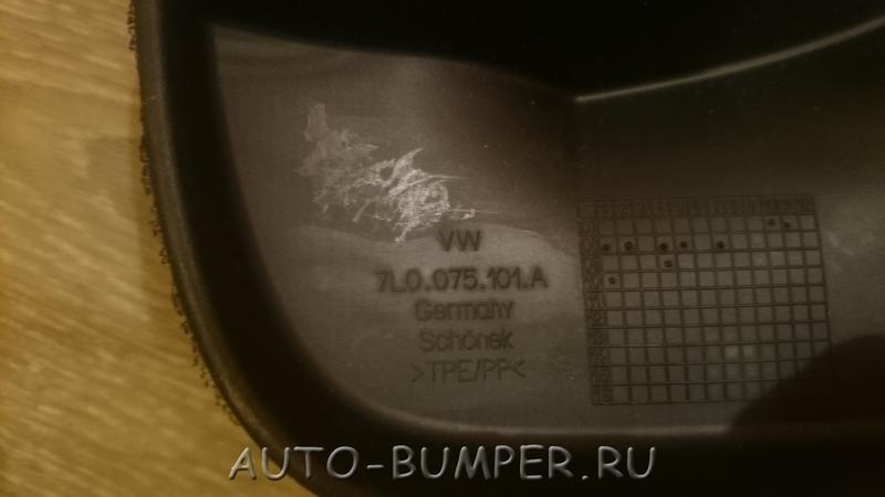 Volkswagen Touareg 2002- Брызговик задний левый 7L0075101A