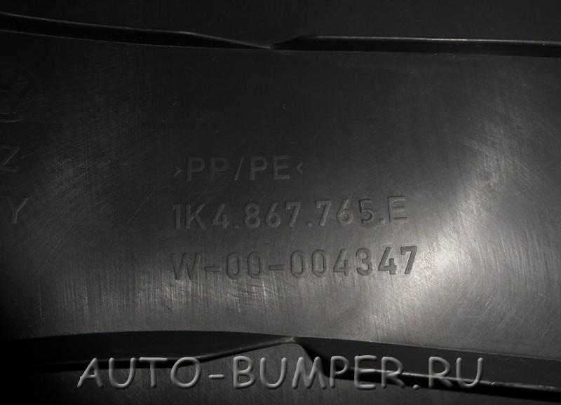 Volkswagen Golf 2006- Накладка колесной арки левая 1K4867766E71N 1K4867765E