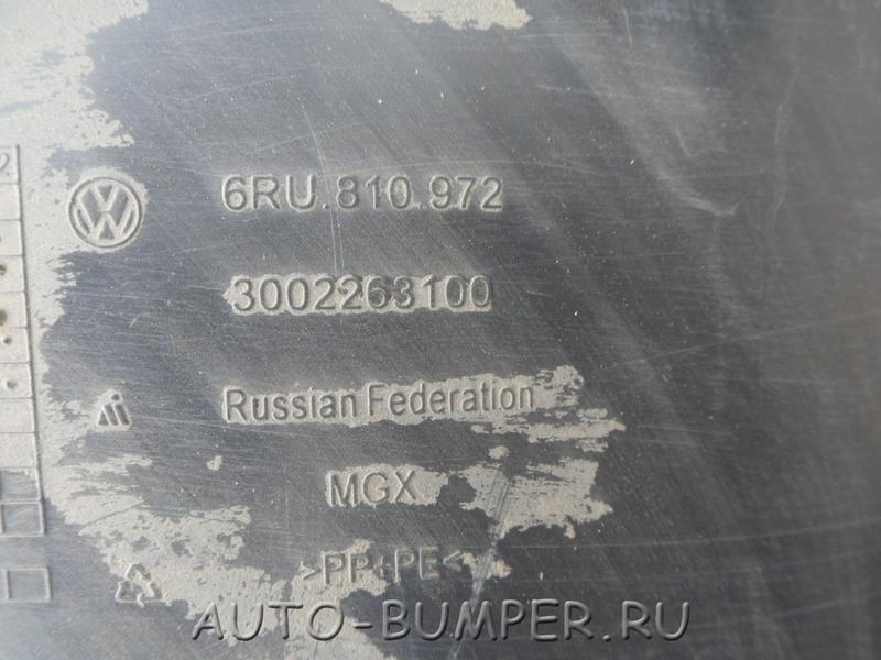VW Polo 2010- Локер задний правый 6RU810972