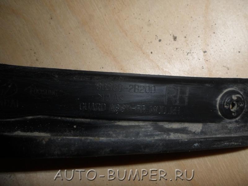 Hyundai Santa Fe 2009- Брызговик задний правый 868802B200