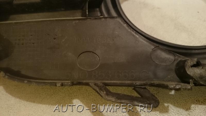 Volkswagen Tiguan 2011- Решетка ПТФ правая 5N0853666G; 5N0853666G9B9