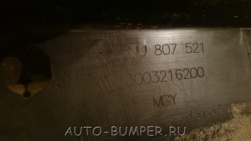 Volkswagen Tiguan 2011- Бампер задний, нижняя часть 5NU807521 9B9