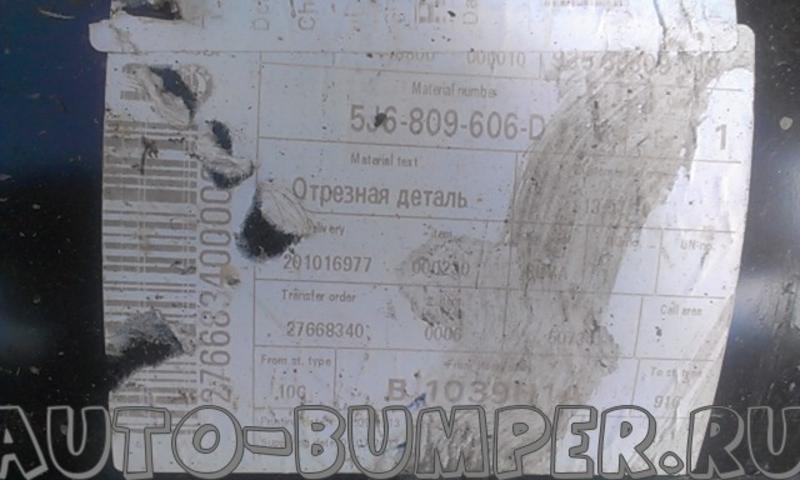 Skoda Fabia 2007- Порог правый 5J6809606 5J6809606D