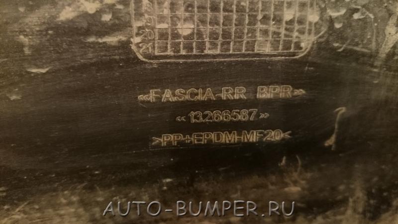 Opel Astra J Хэтчбэк 2010- Бампер задний 13266587 1404279