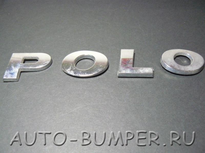 VW Polo седан 2010- Надпись крышки багажника 6R0853687A739 	6C08536872ZZ