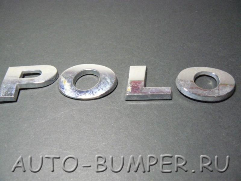 VW Polo седан 2010- Надпись крышки багажника 6R0853687A739 	6C08536872ZZ