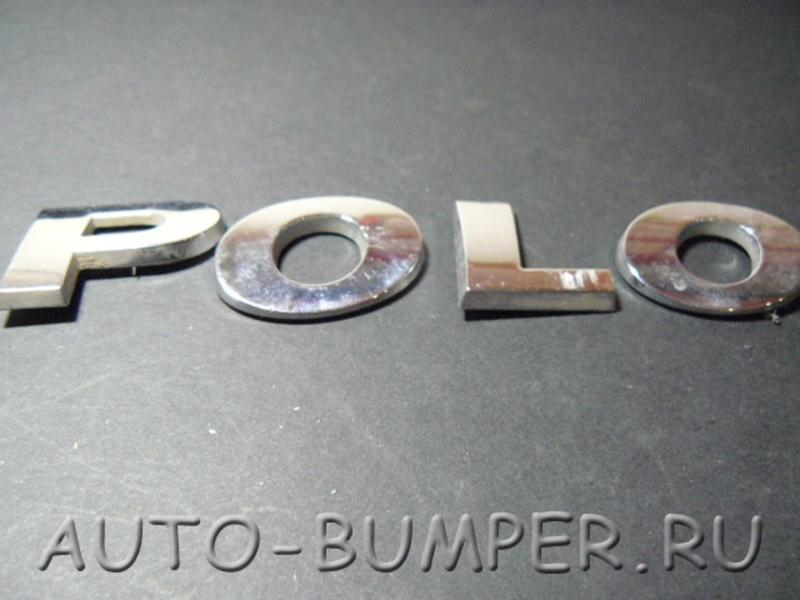 VW Polo седан 2010- Надпись крышки багажника 6R0853687A739 	6C08536872ZZ