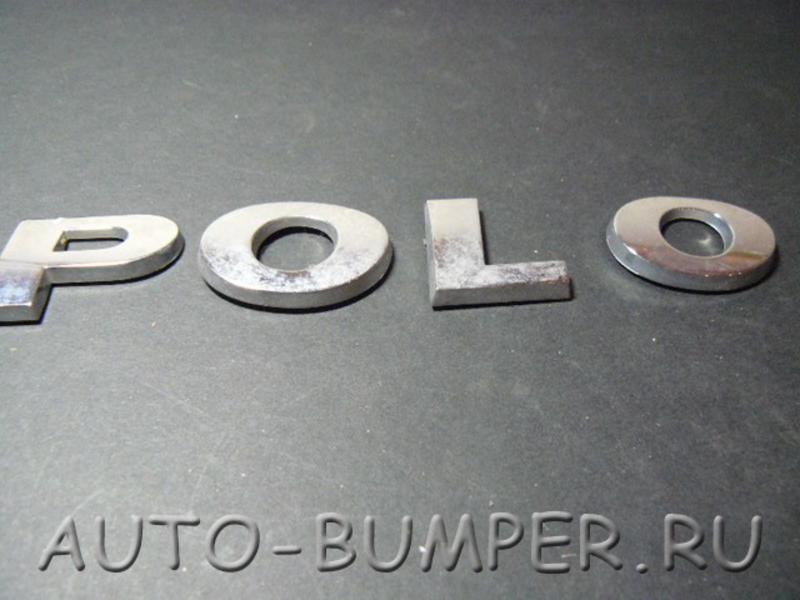 VW Polo седан 2010- Надпись крышки багажника 6R0853687A739 	6C08536872ZZ