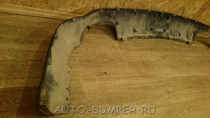 Hyundai Santa Fe 2009- Накладка бампера заднего 866122BAA0
